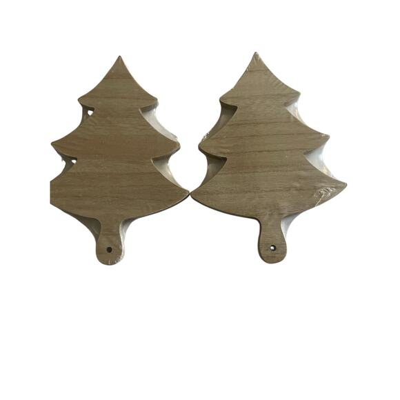 NWT Chalk Couture 2  9.5"  Decorative Tree Cutting Boards - Picture 2 of 4